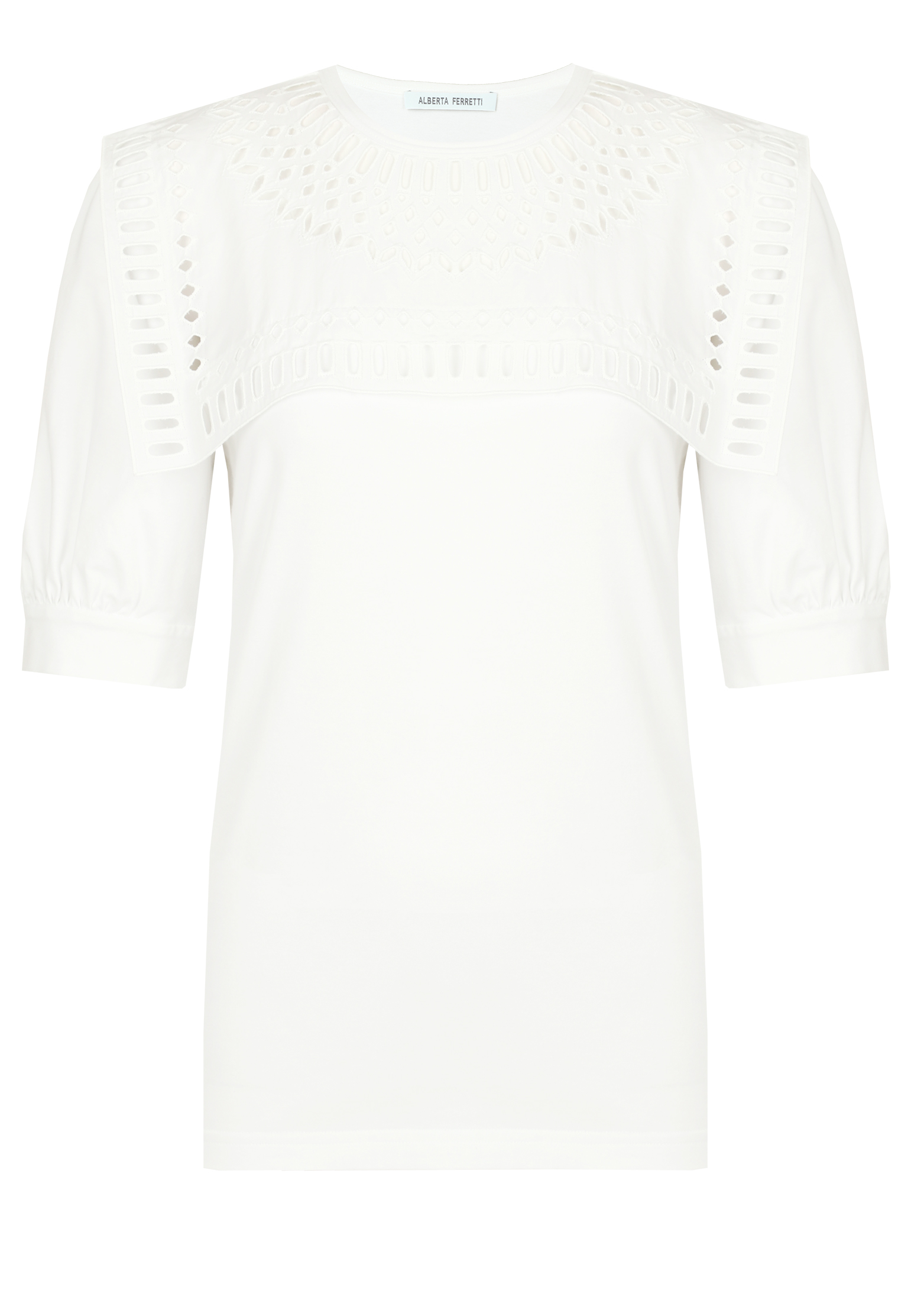 Блуза ALBERTA FERRETTI Белый, размер 40