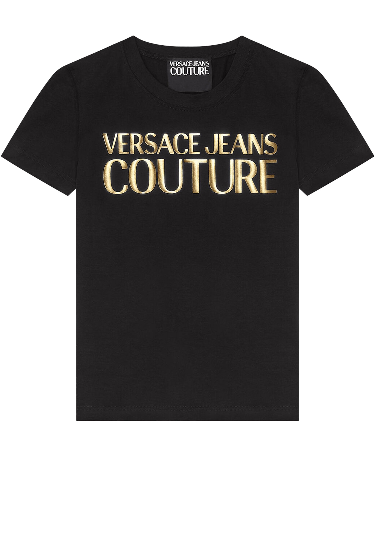 Футболка VERSACE JEANS COUTURE черного цвета