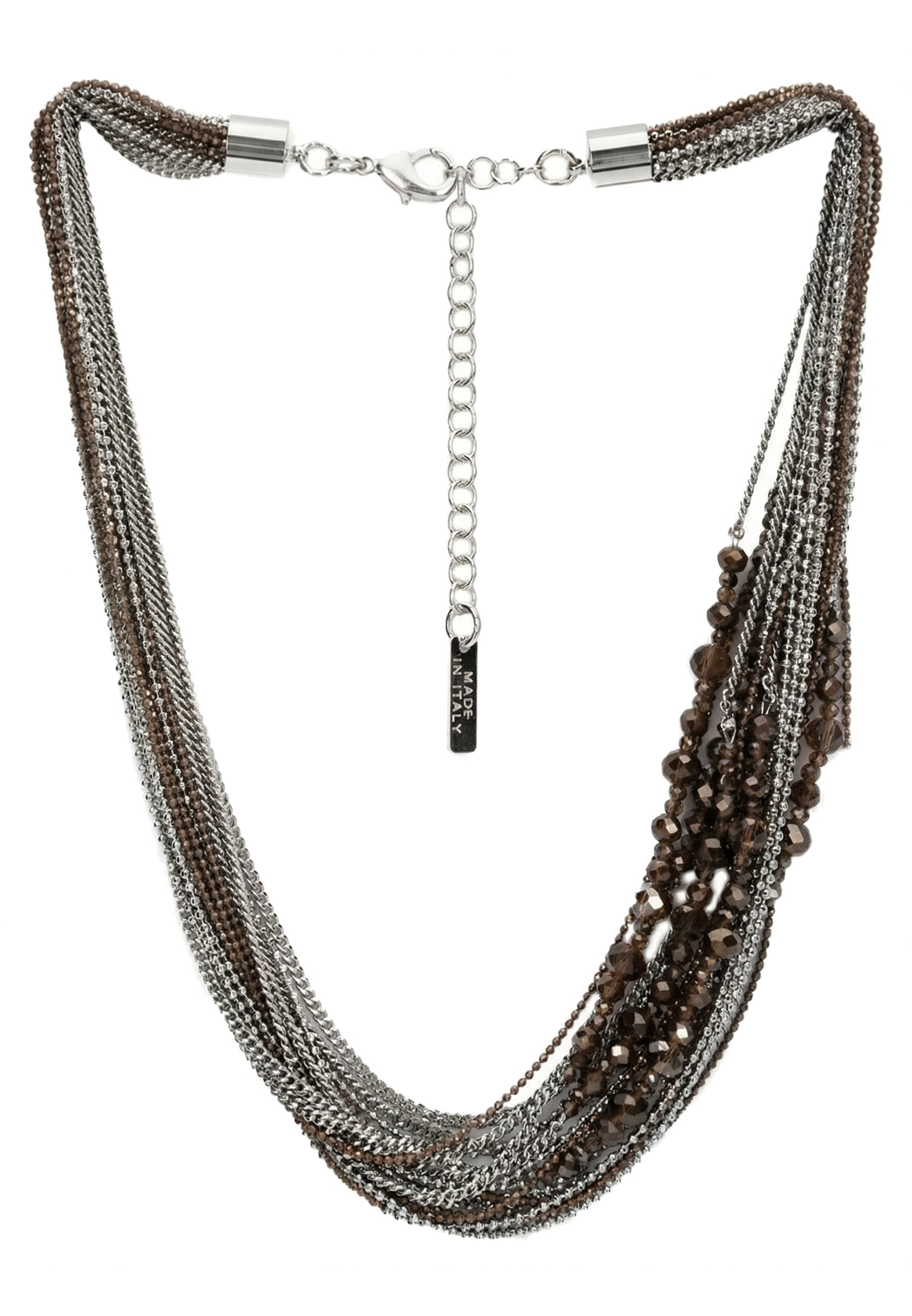 

Колье PESERICO, Коричневый, Коричневый