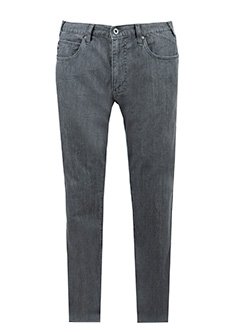 Меланжевые джинсы из эластичного хлопка EMPORIO ARMANI