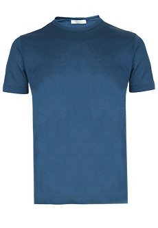 Синяя футболка CORTIGIANI