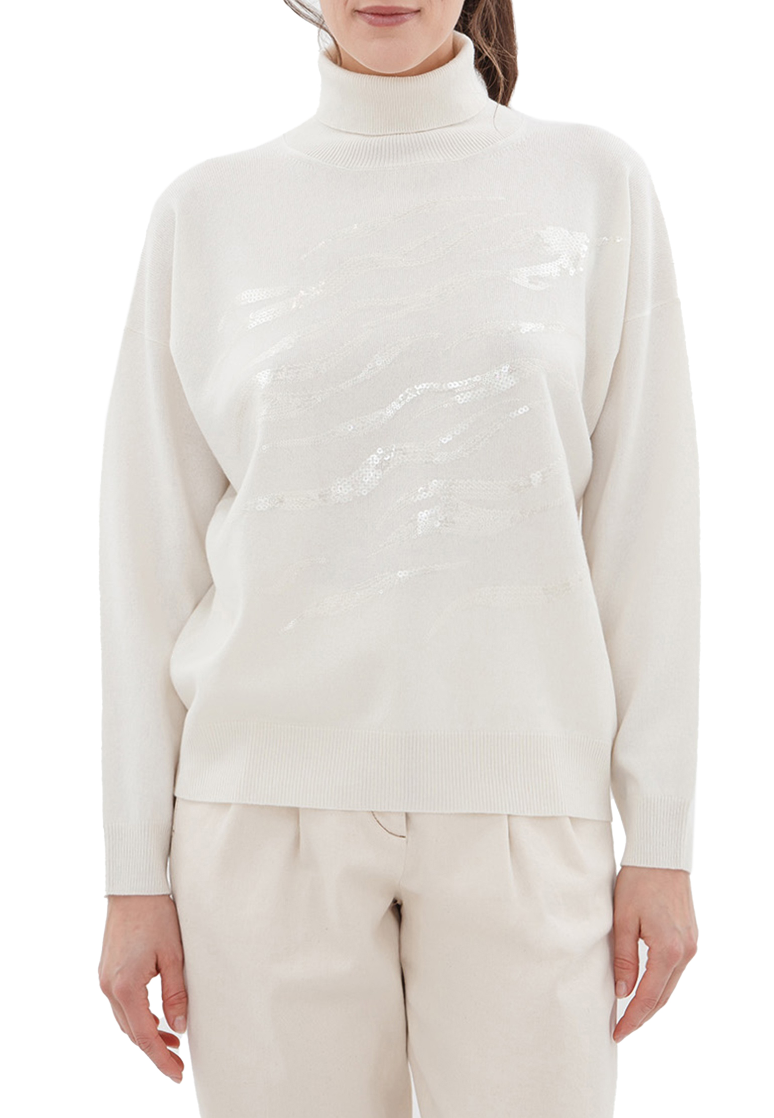 

Водолазка PESERICO, Белый, Белый