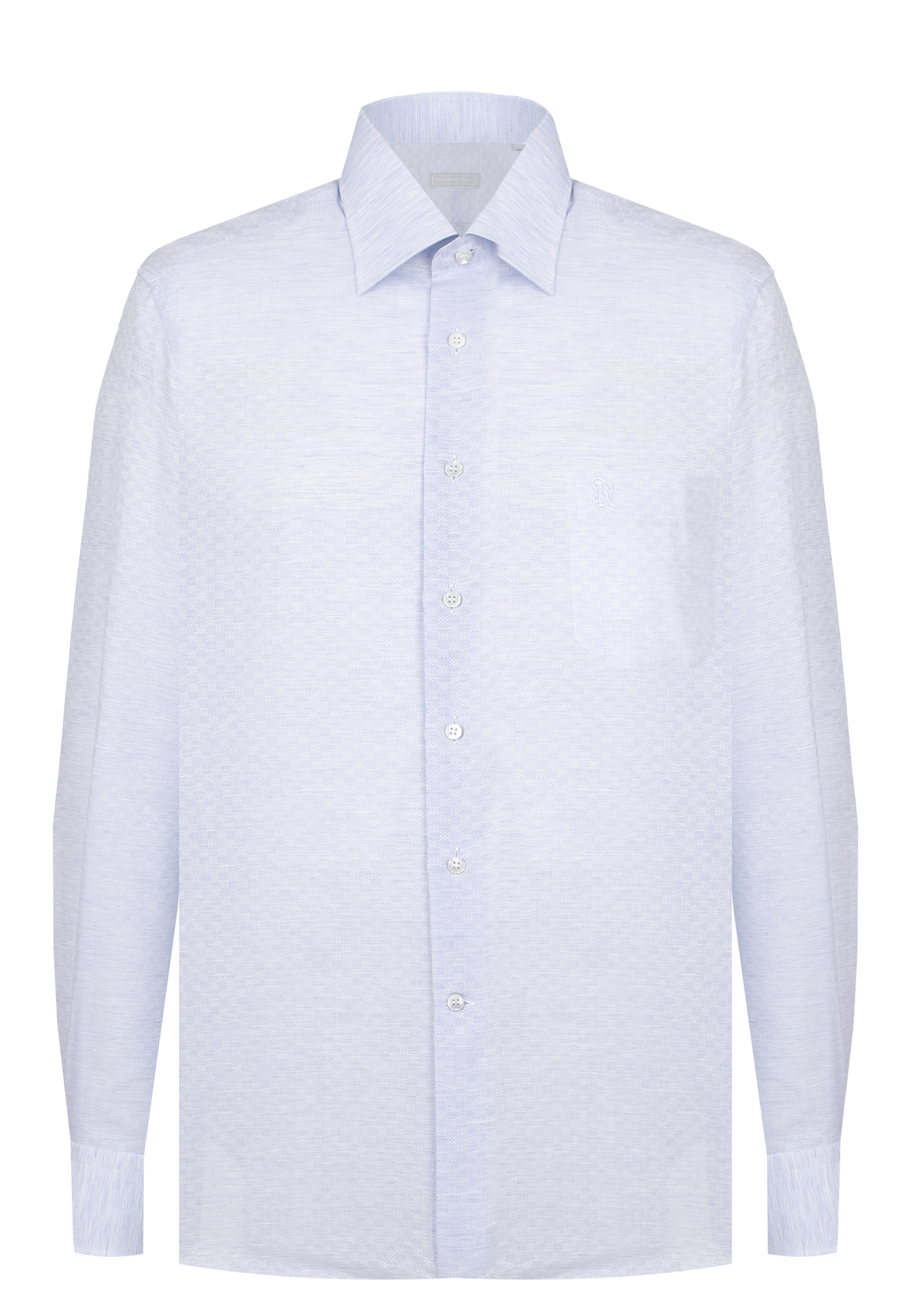 Рубашка STEFANO RICCI Голубой, размер 44