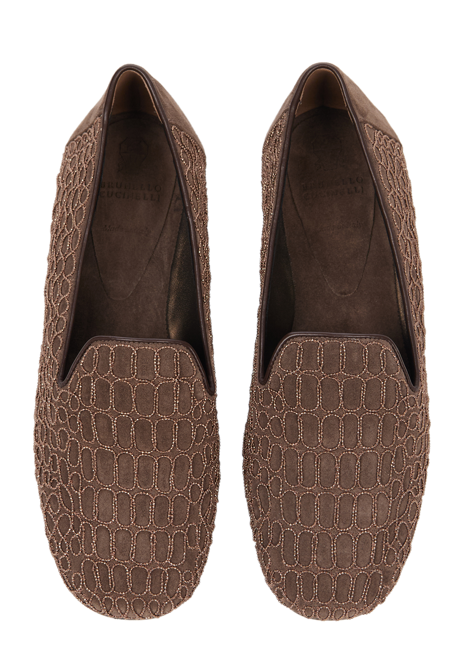 

Лоферы BRUNELLO CUCINELLI, Коричневый, Коричневый