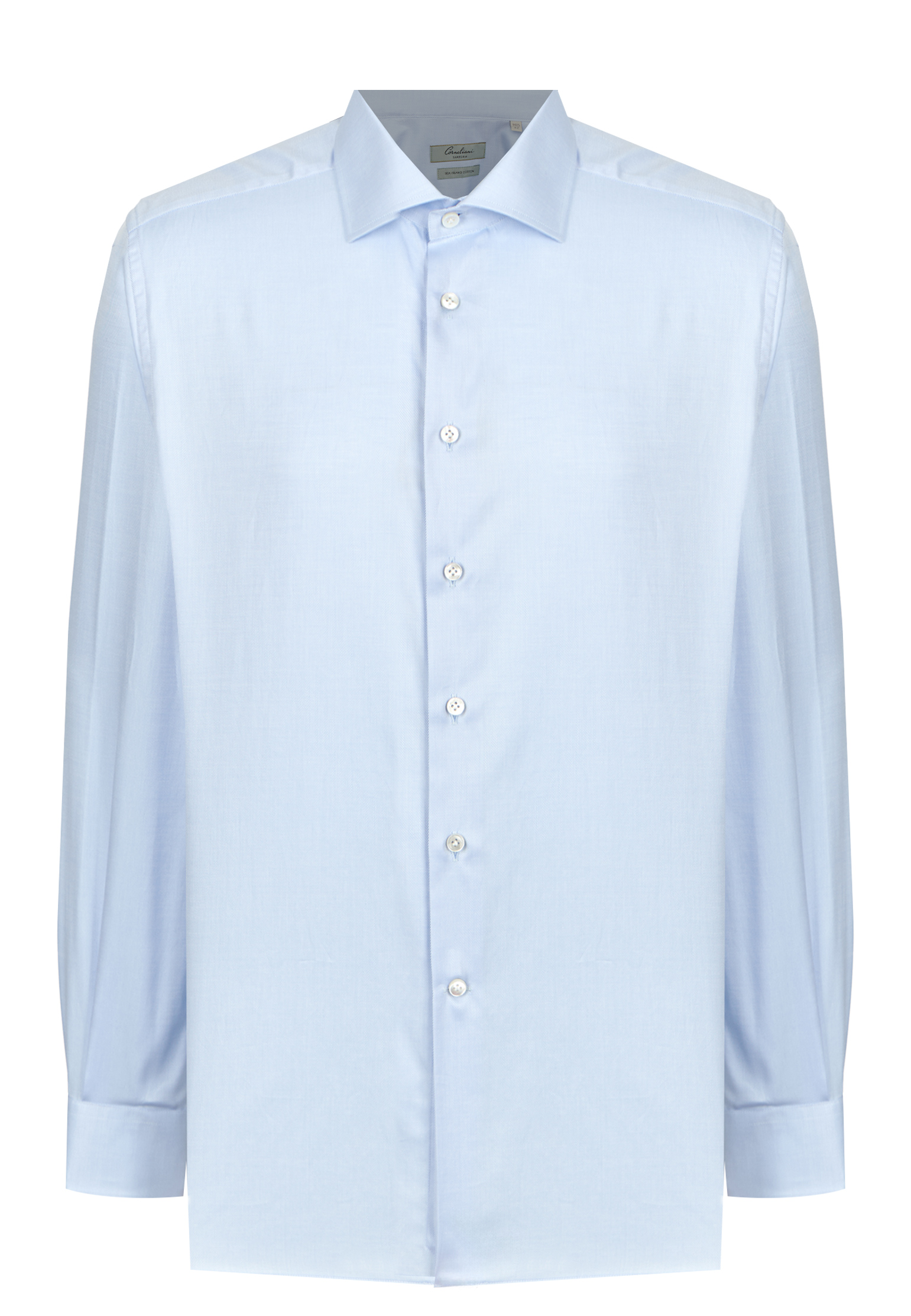 Рубашка CORNELIANI Синий, размер 43 178692 - фото 1