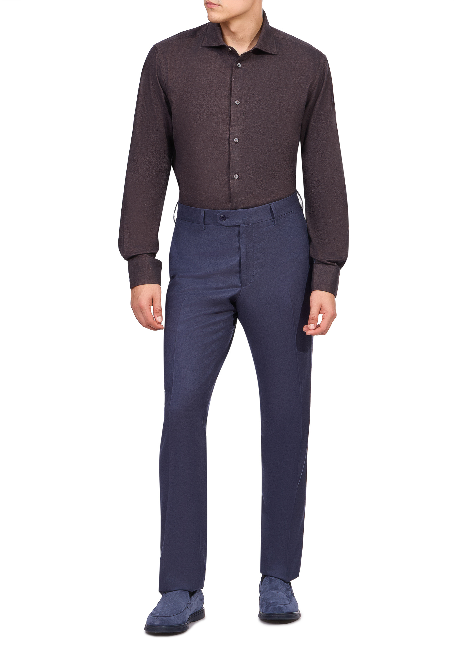 

Рубашка MAURIZIO BALDASSARI BRERA, Коричневый, Коричневый