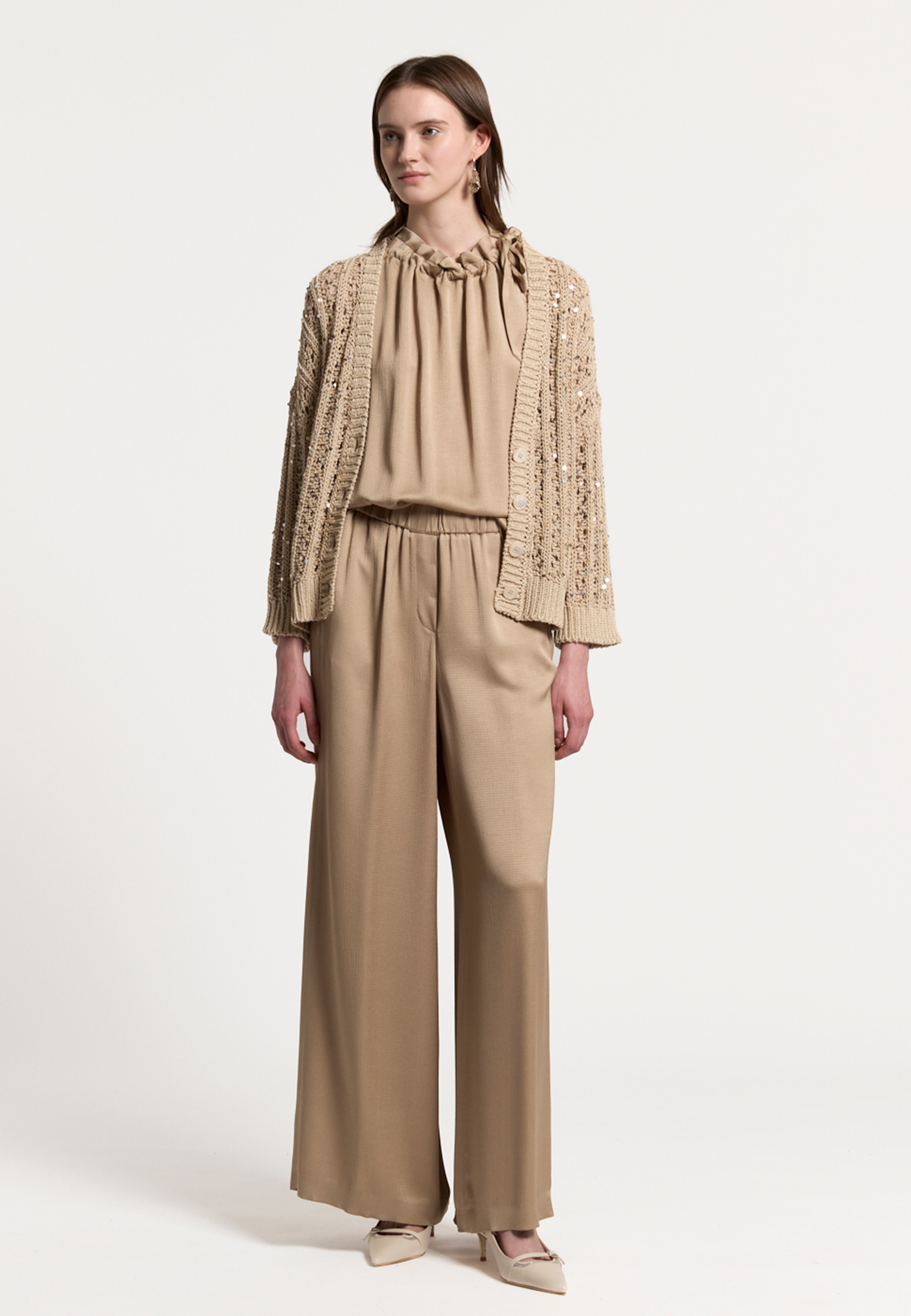 

Брюки PESERICO, Бежевый, Бежевый