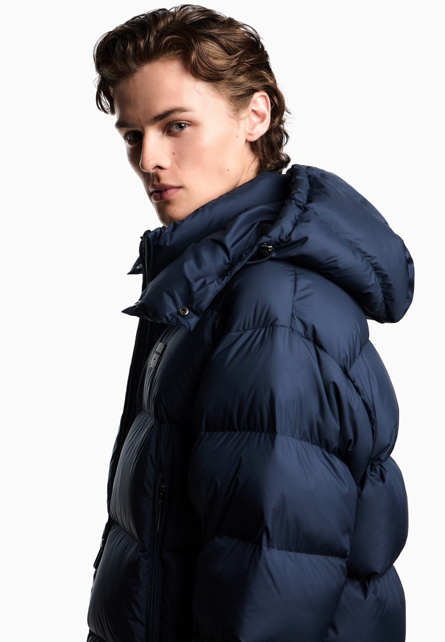 

Пуховик EMPORIO ARMANI, Синий, Синий