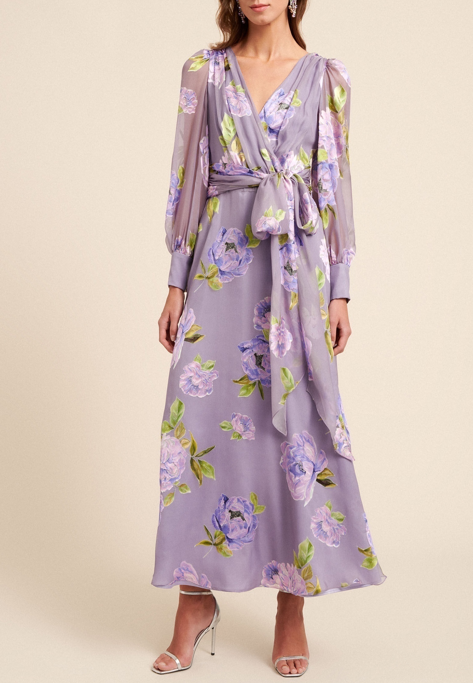 Платье LUISA SPAGNOLI Фиолетовый, размер 44 146934 - фото 1