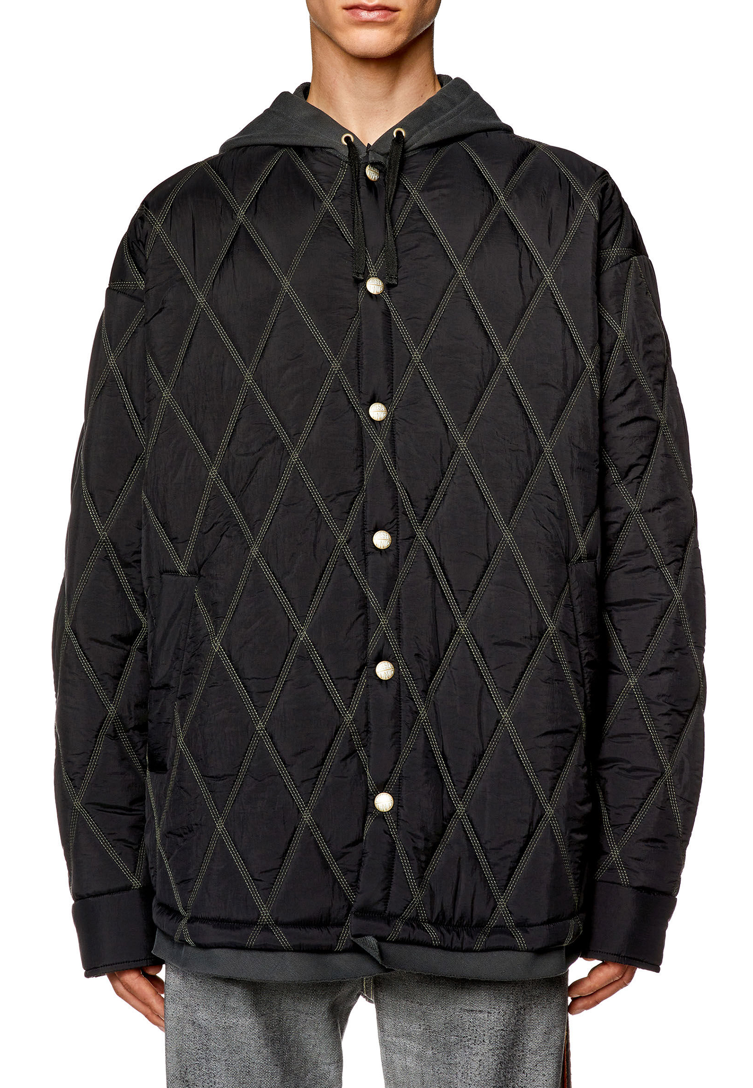 Куртка DIESEL Черный, размер 46