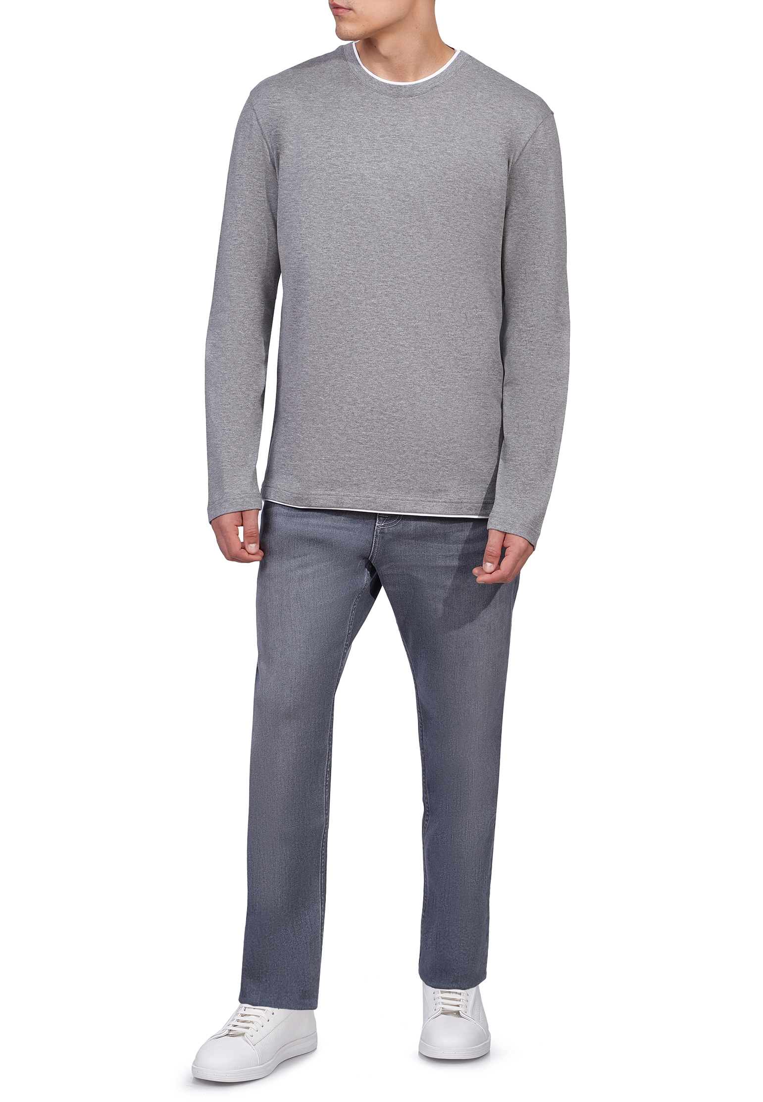 

Лонгслив ELEVENTY, Серый, Серый