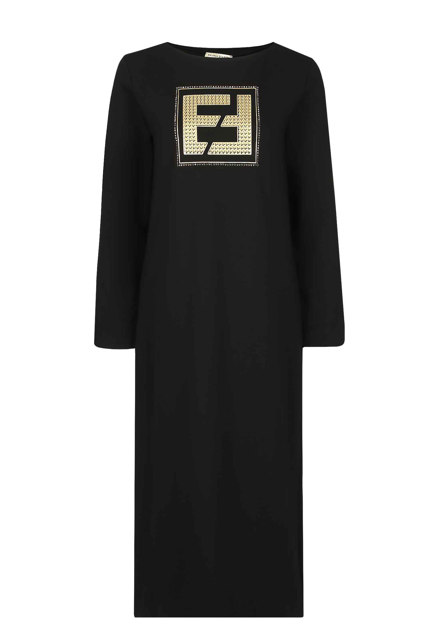 Платье ELISA FANTI Черный, размер 52 170130 - фото 1