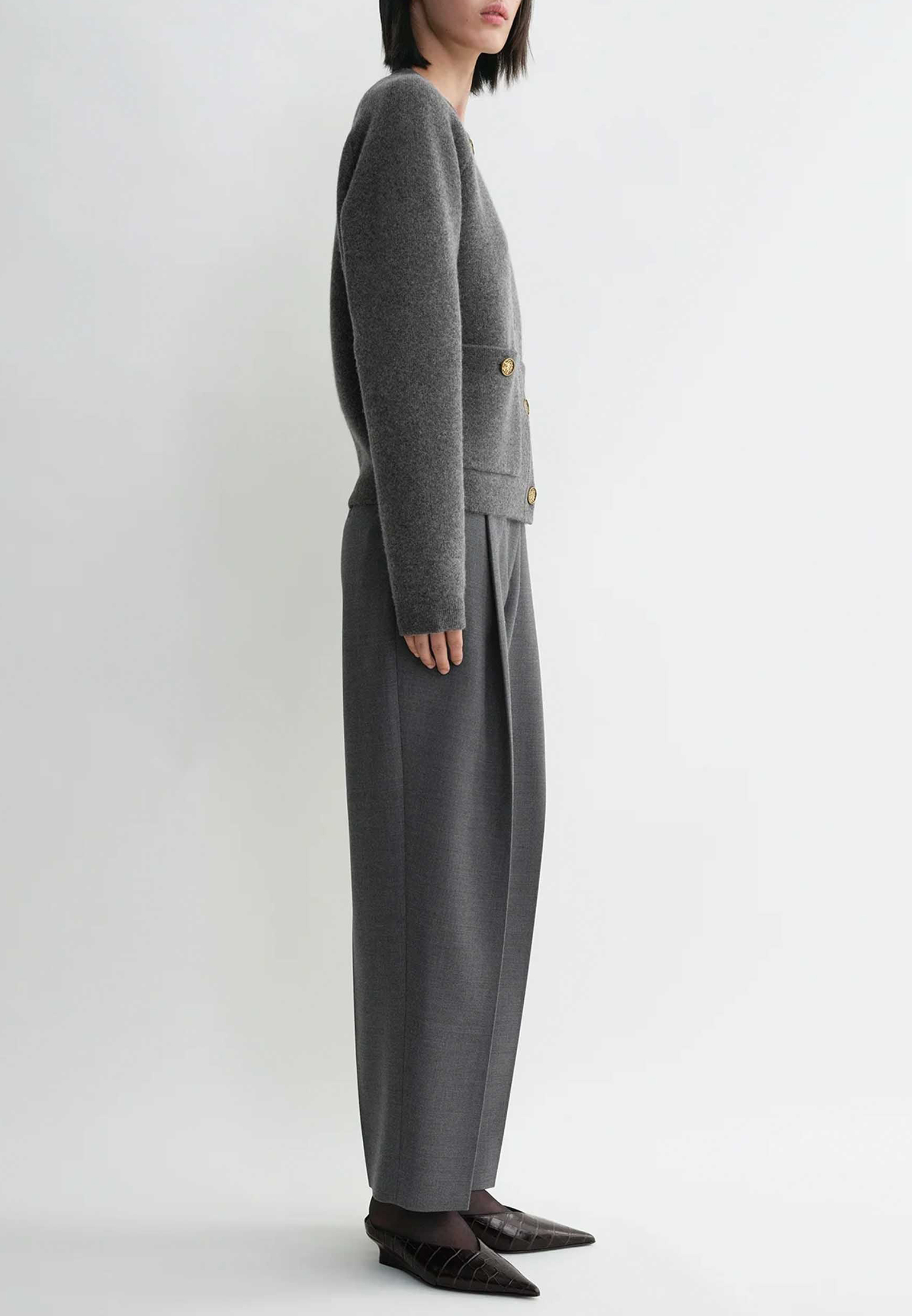 

Кардиган TOTEME, Серый, Серый