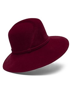 Бордовая шляпа LUISA SPAGNOLI