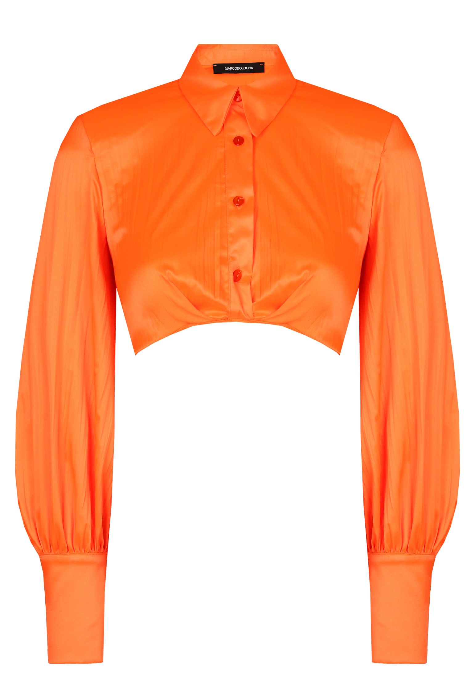 Рубашка MARCO BOLOGNA оранжевого цвета