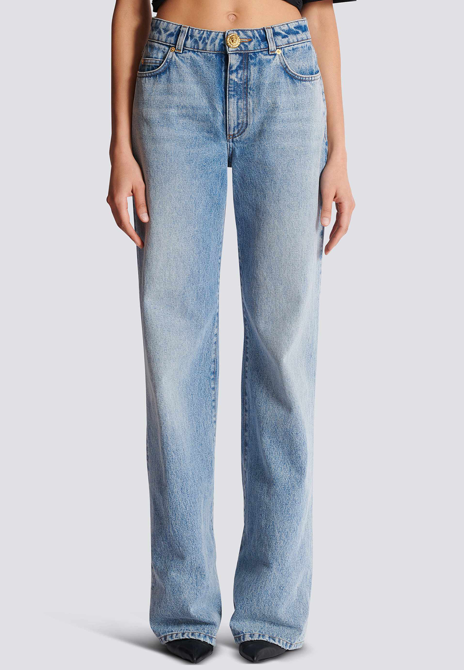 

Джинсы BALMAIN, Синий, Синий