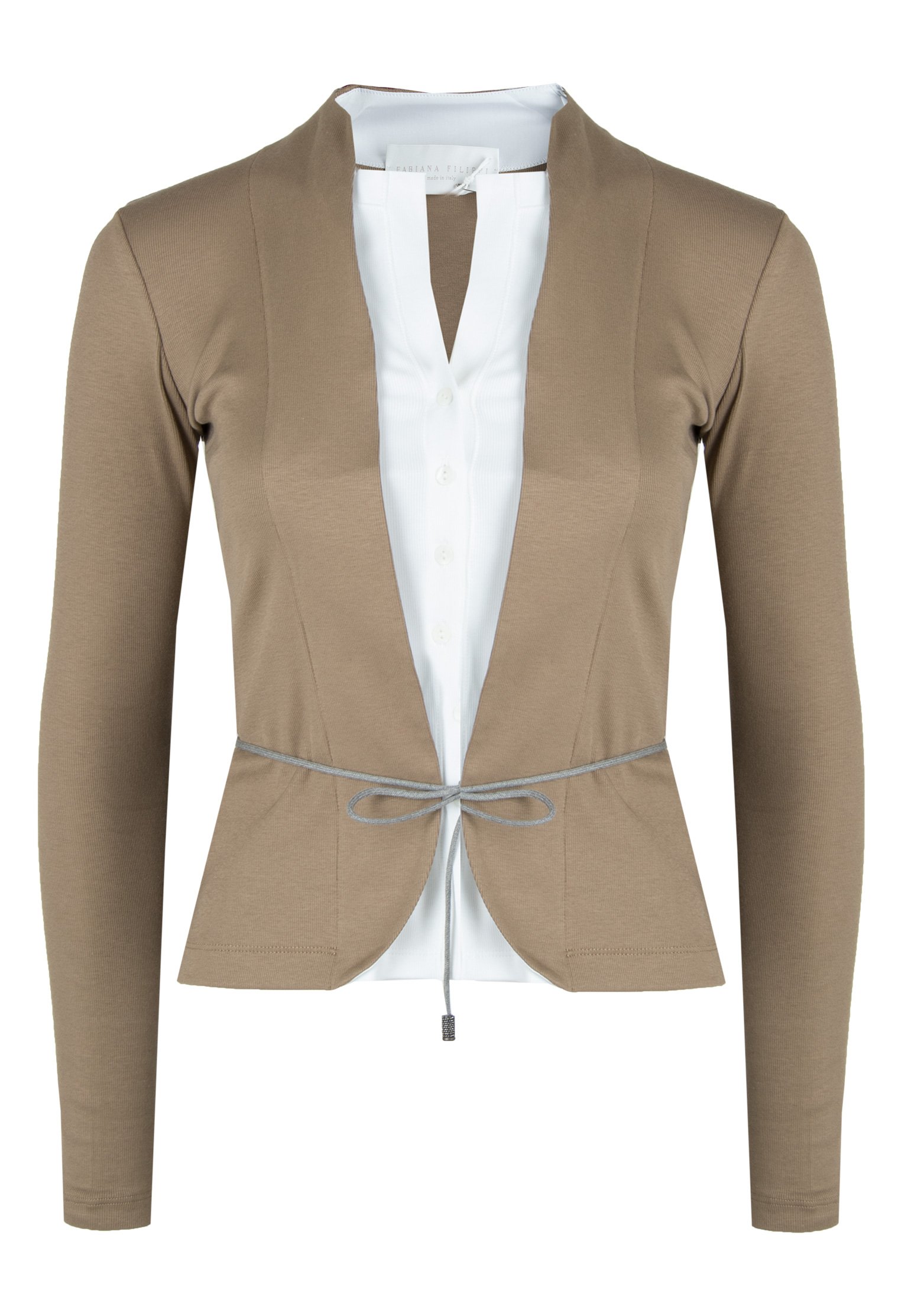 

Жакет FABIANA FILIPPI, Коричневый, Коричневый