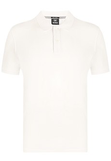 Белая футболка-поло из хлопка стретч STRELLSON