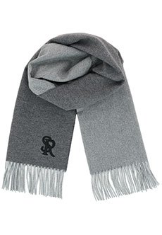 Серый кашемировый шарф STEFANO RICCI