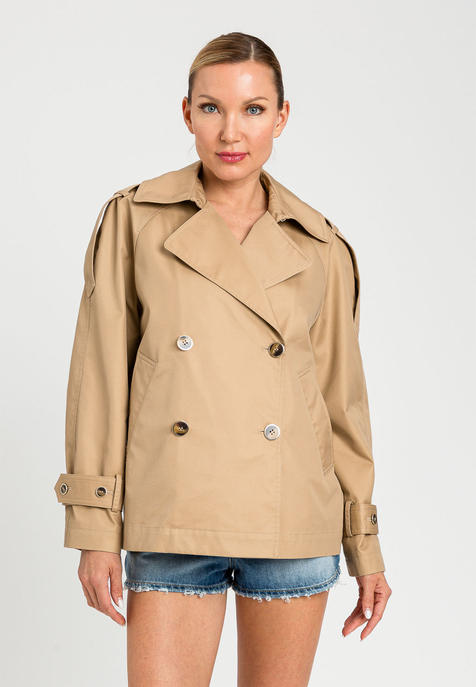 

Куртка TWINSET Milano, Бежевый, Бежевый