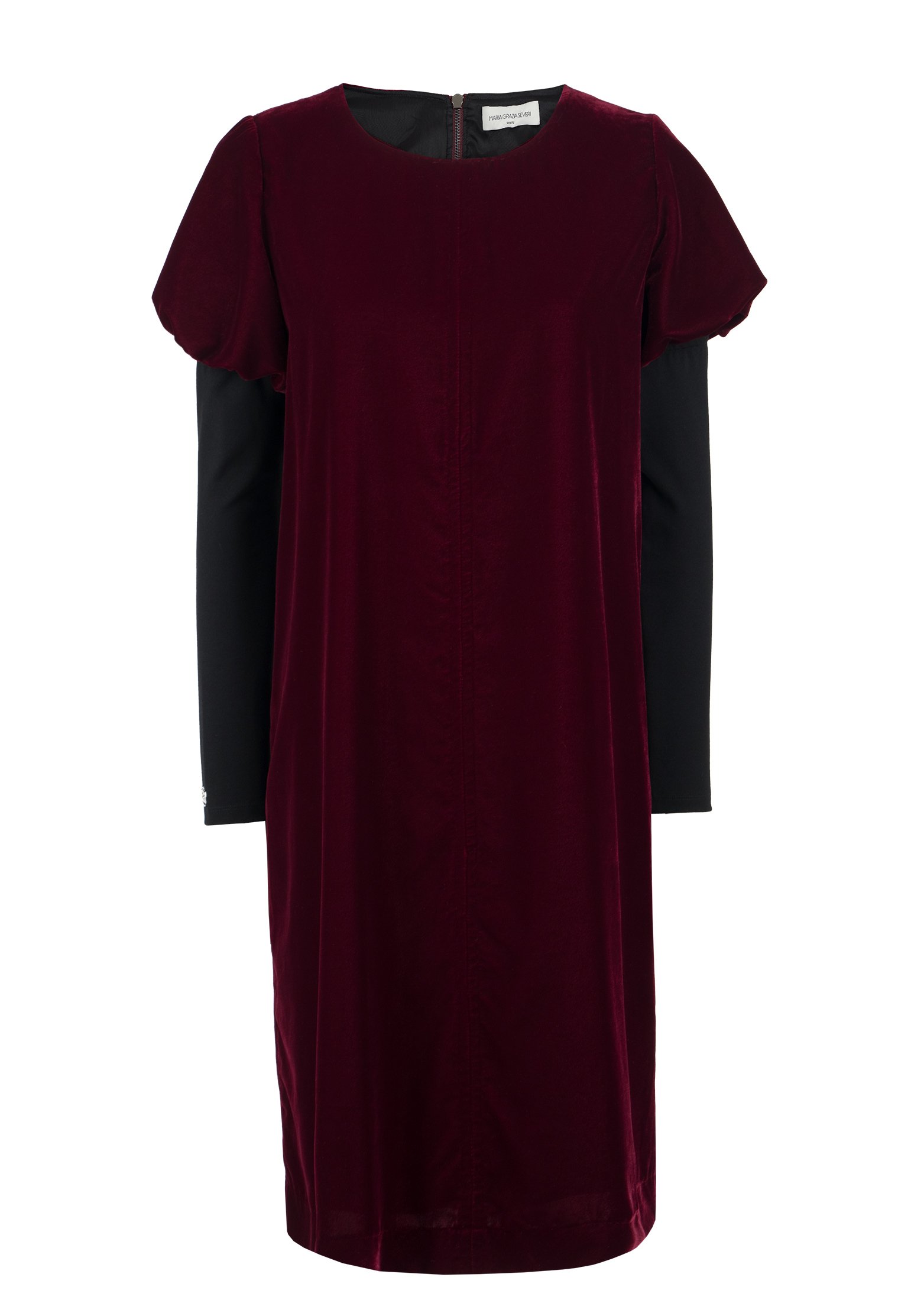 Платье MARIA GRAZIA SEVERI Бордовый, размер 50 115806 - фото 1