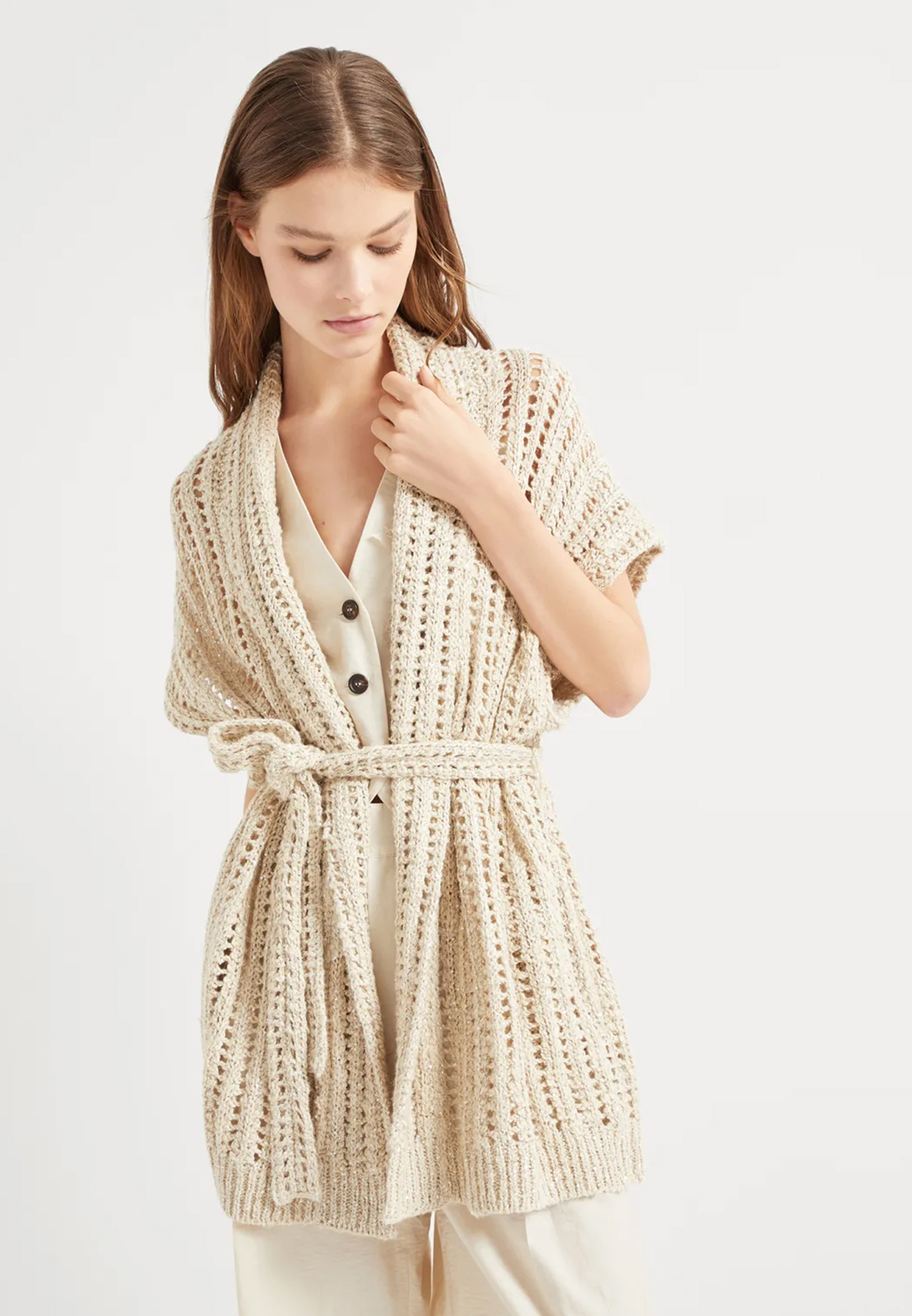 

Кардиган BRUNELLO CUCINELLI, Золотой, Золотой