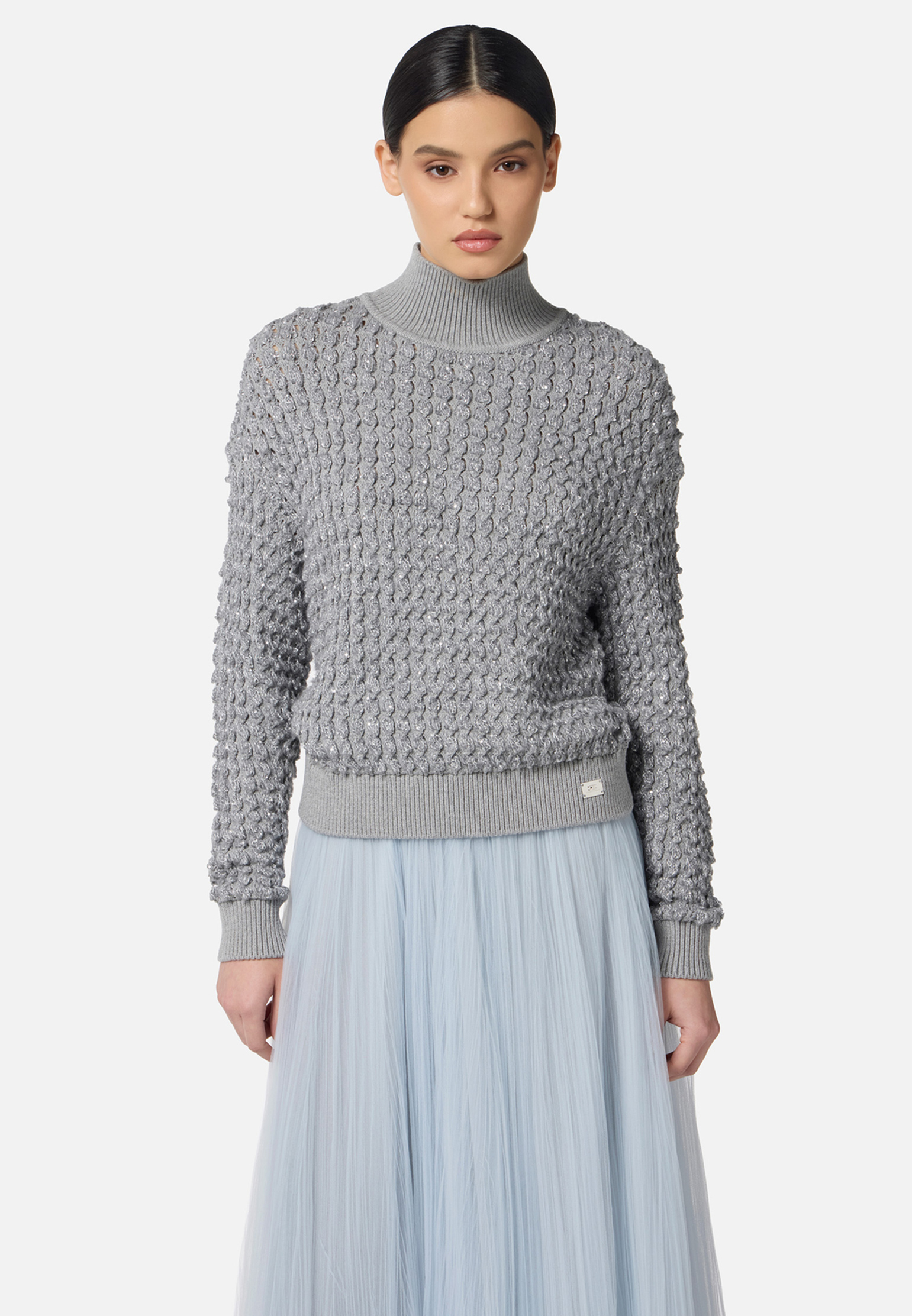 

Свитер ELISABETTA FRANCHI, Серый, Серый