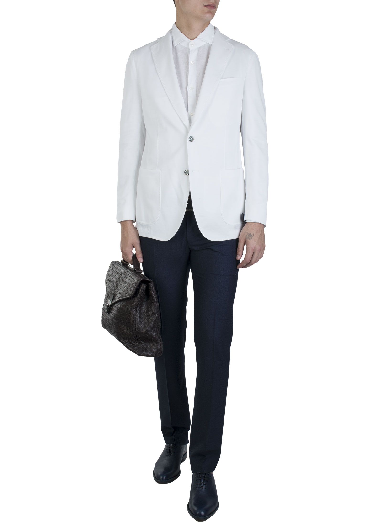 Пиджак TOMBOLINI Белый, размер 58