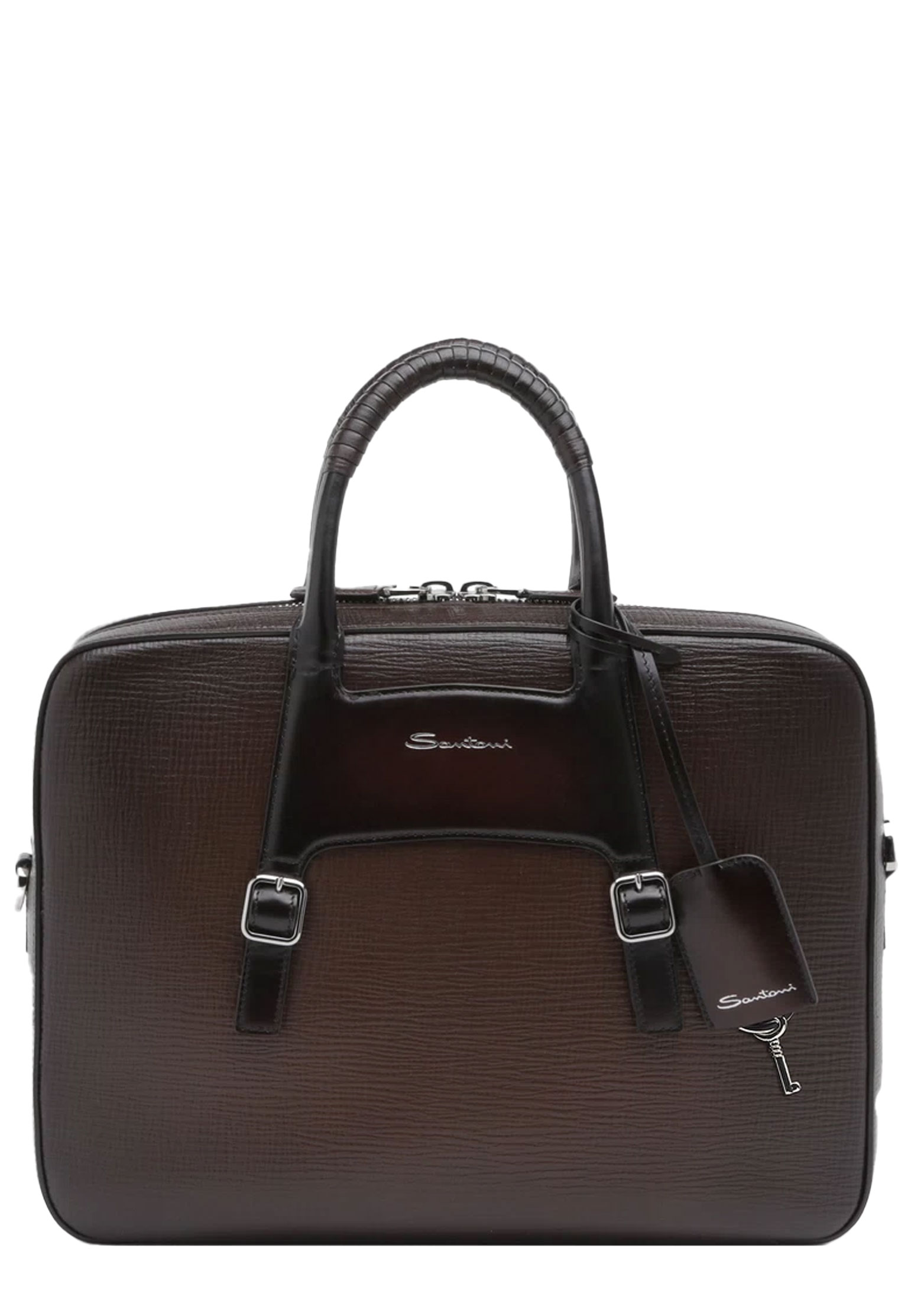 

Сумка SANTONI, Коричневый, Коричневый