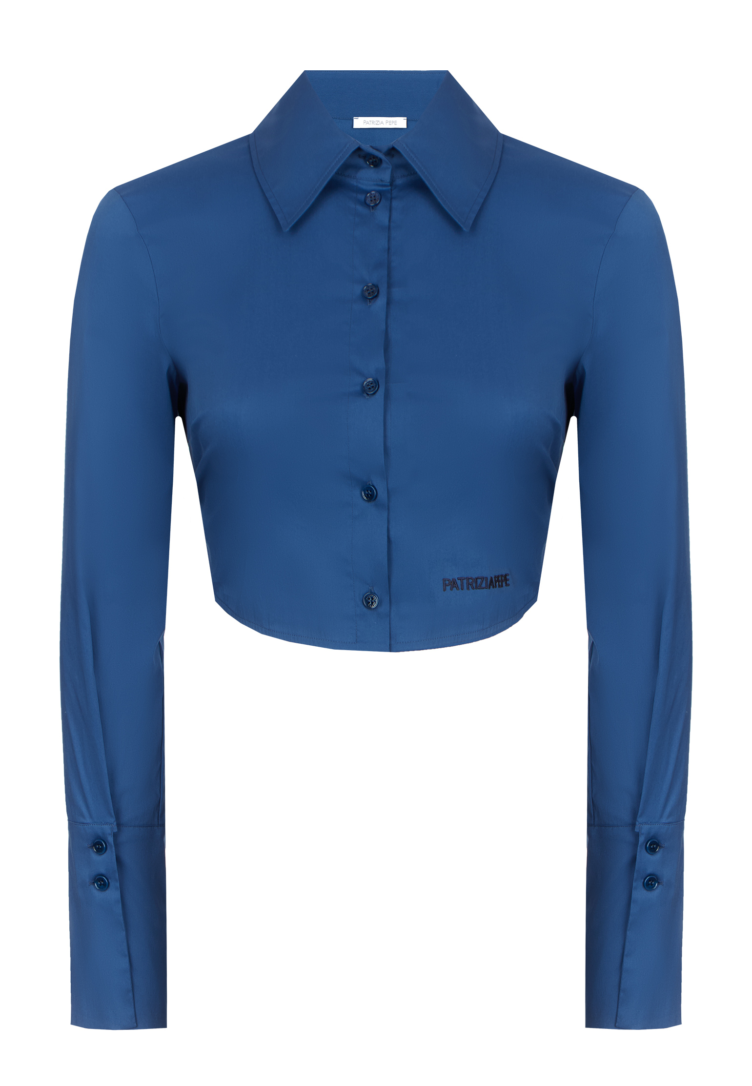 Рубашка PATRIZIA PEPE Синий, размер 40 175094 - фото 1