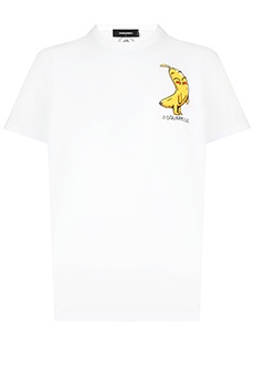 Хлопковая футболка с рисунком DSQUARED2