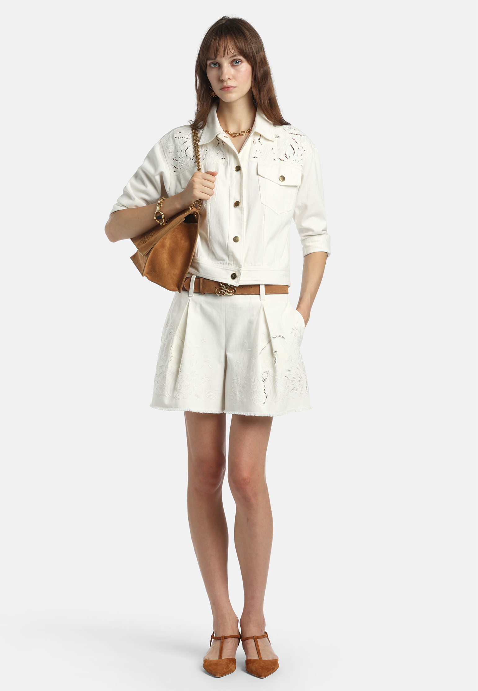 

Шорты LUISA SPAGNOLI, Белый, Белый