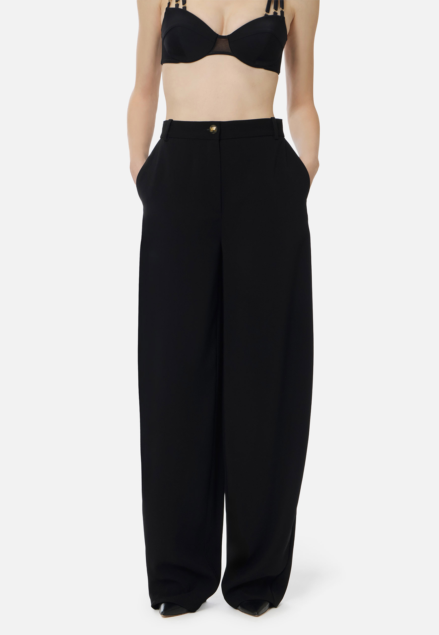 

Брюки ELISABETTA FRANCHI, Черный, Черный