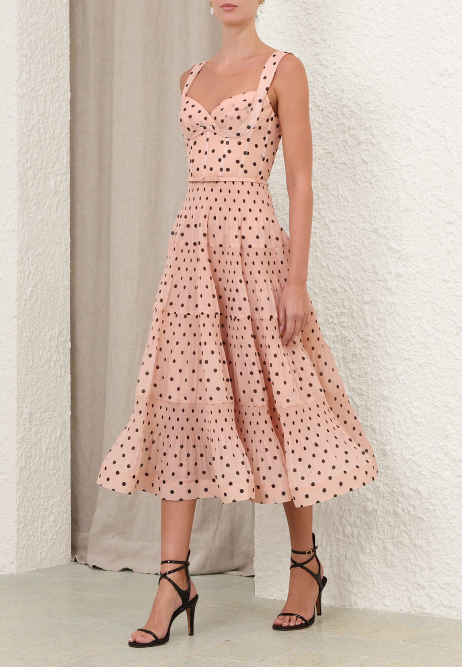 

Платье ZIMMERMANN, Розовый, Розовый