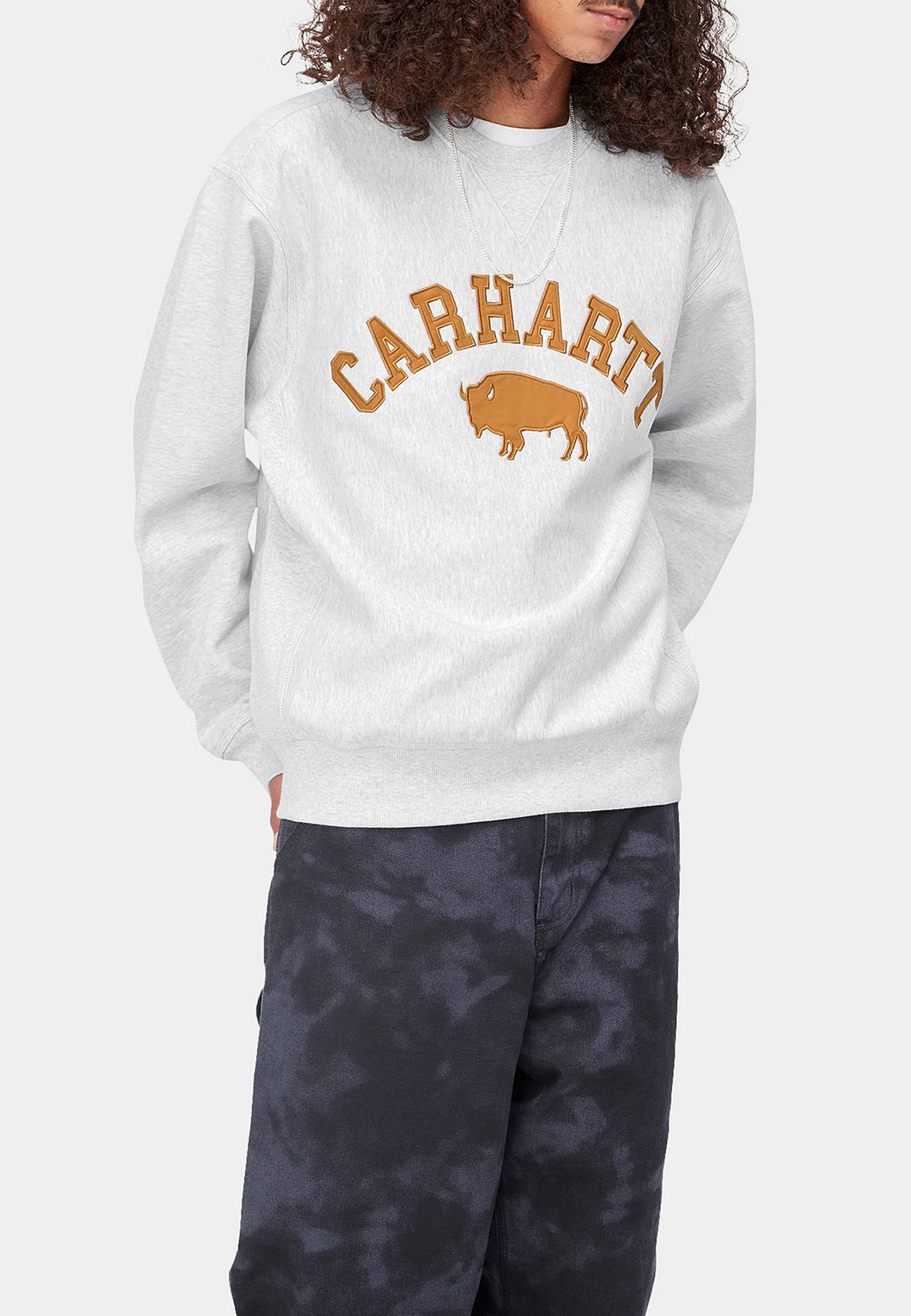 Толстовка CARHARTT WIP Серый, размер XL 164950 - фото 1