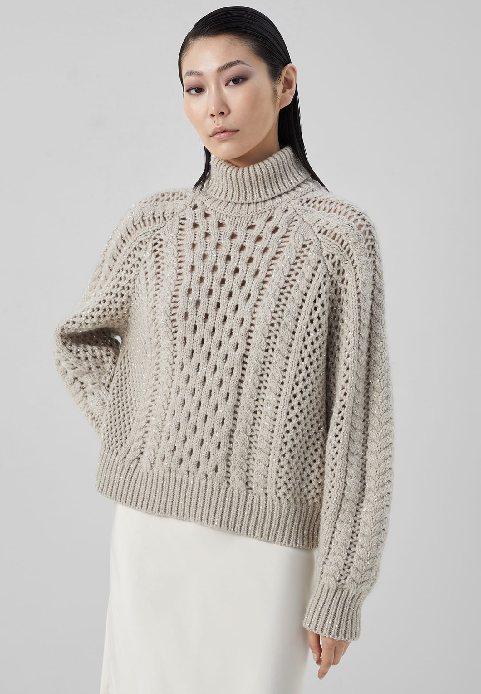 

Свитер BRUNELLO CUCINELLI, Бежевый, Бежевый