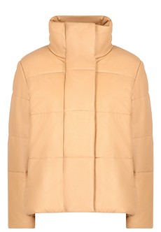 Куртка из мягкой стеганой кожи MAX&MOI