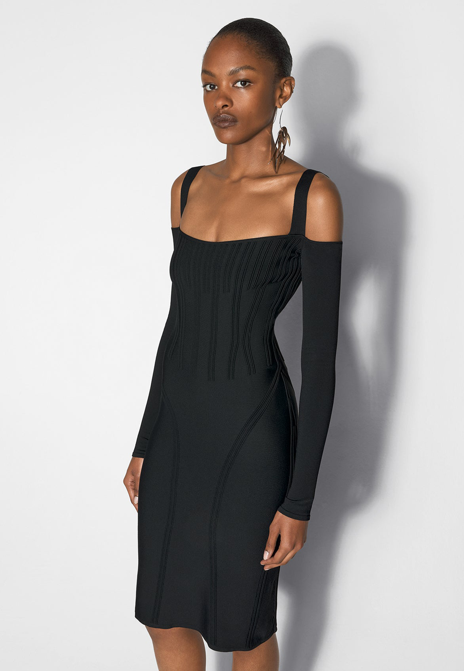 

Платье MUGLER, Черный, Черный