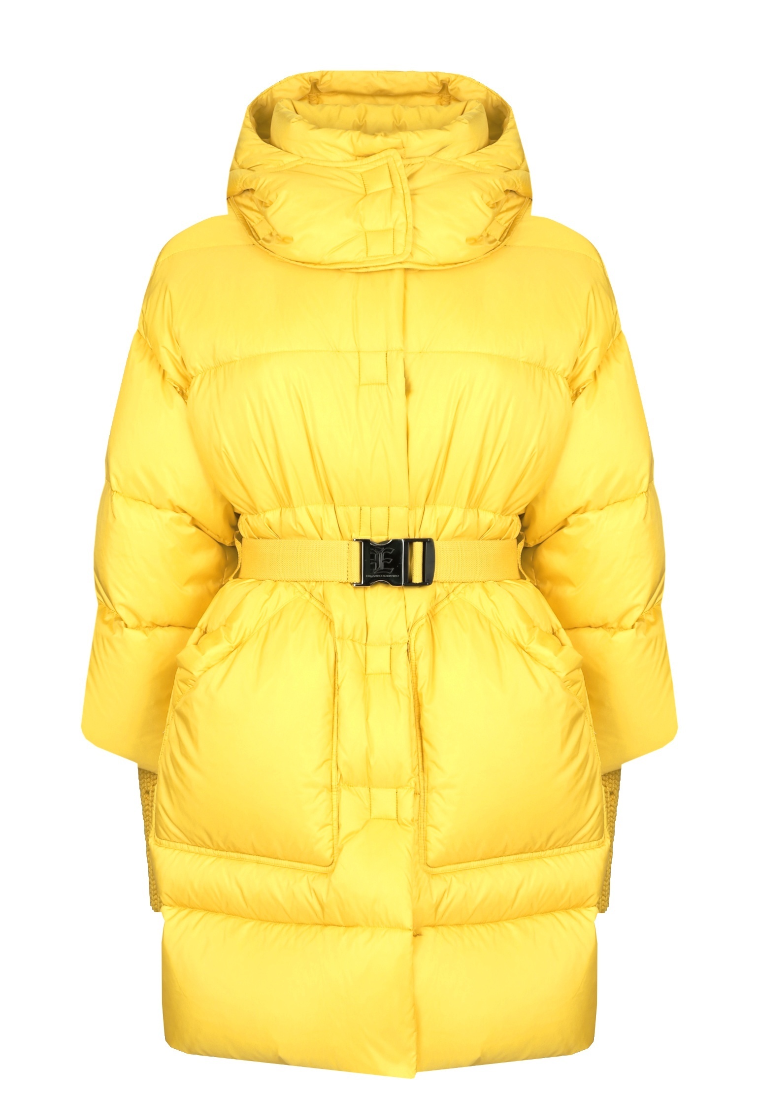 

Пуховик ERMANNO SCERVINO, Желтый, Желтый
