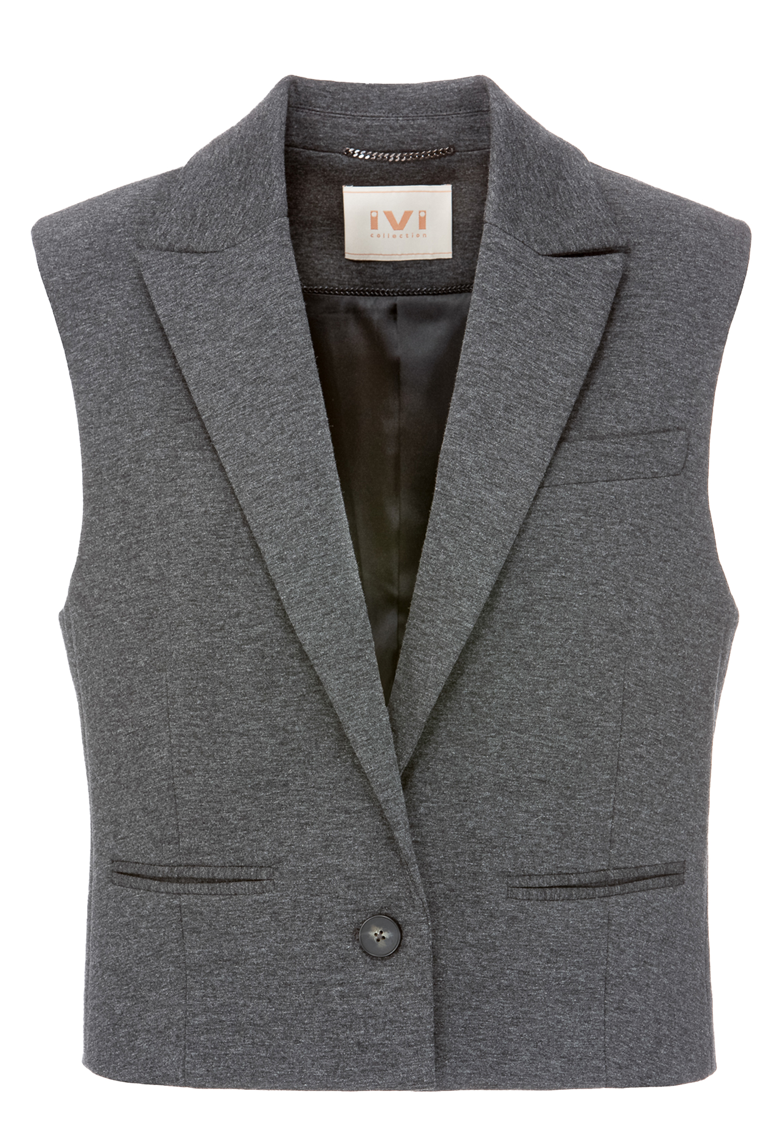 

Жилет IVI COLLECTION, Серый, Серый
