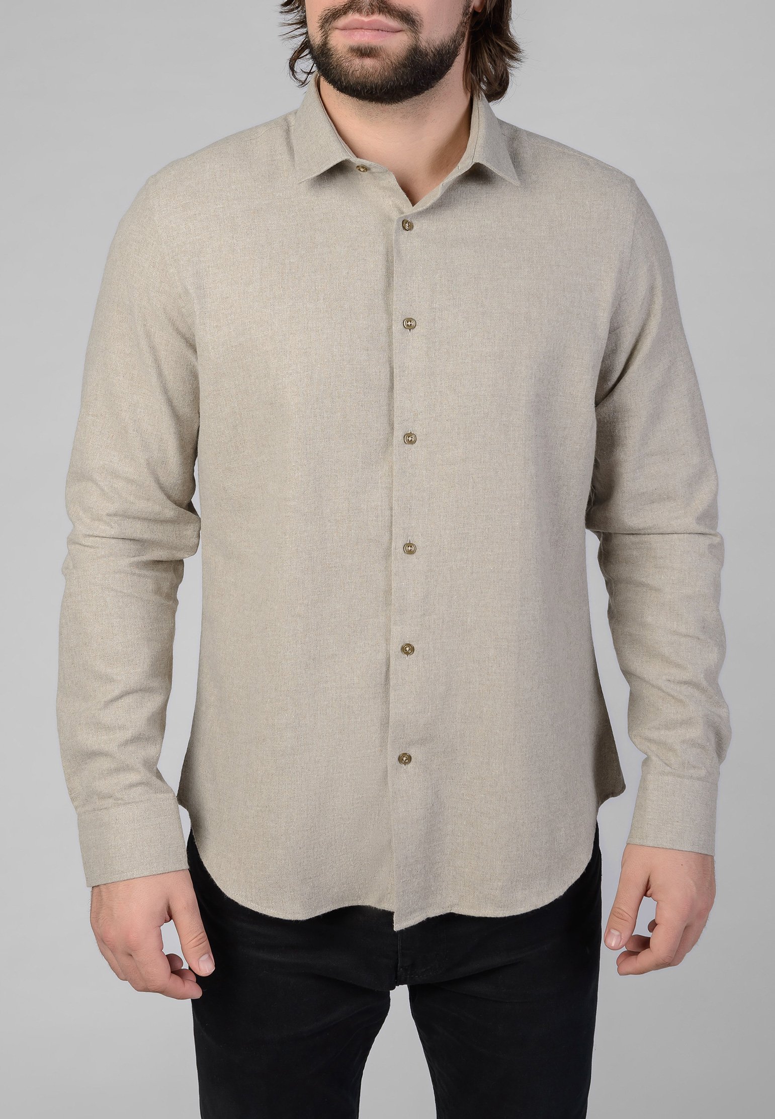 Рубашка STEFANO BELLINI Бежевый, размер 3XL 123948 - фото 1