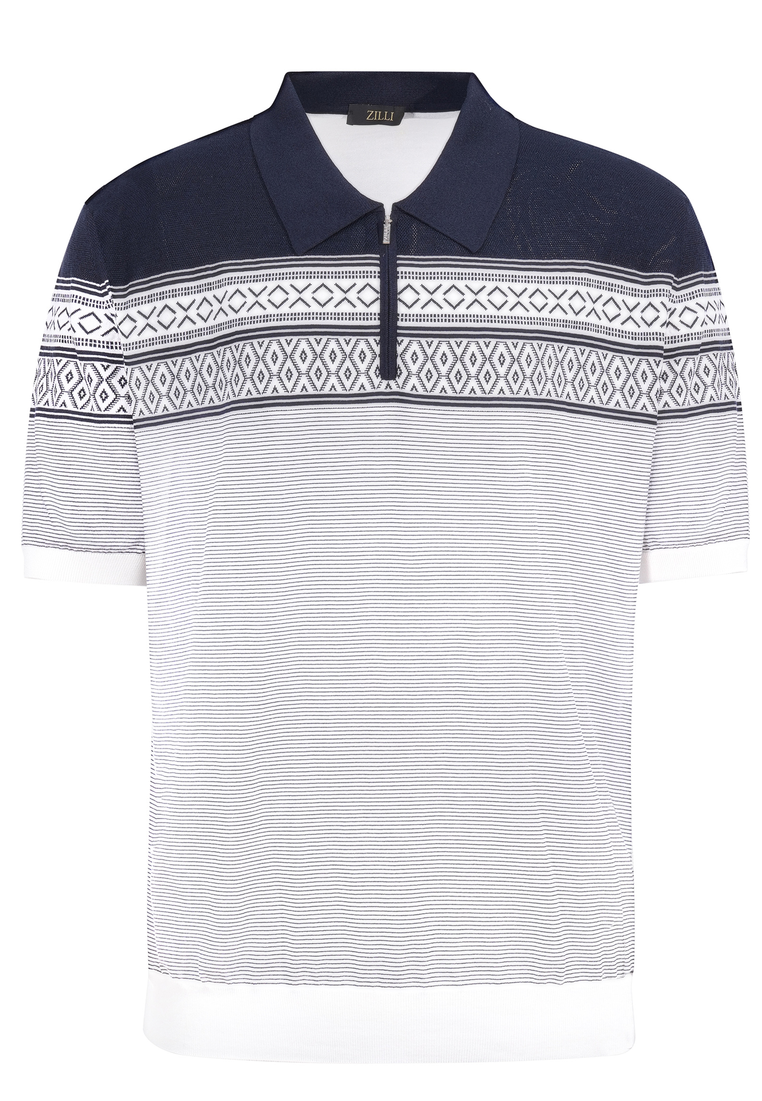 

Поло короткий рукав ZILLI, Синий, Синий