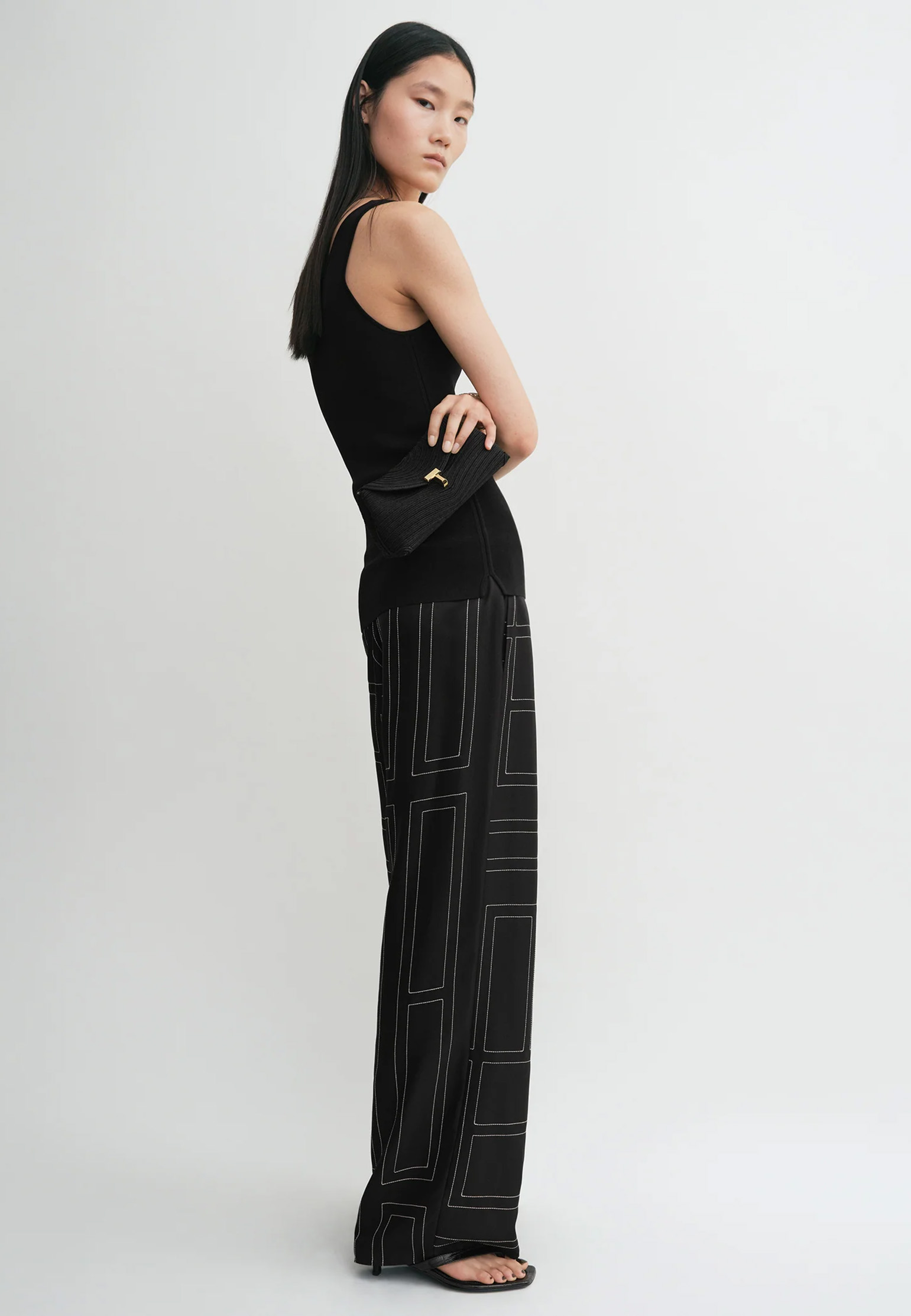 

Брюки TOTEME, Черный, Черный