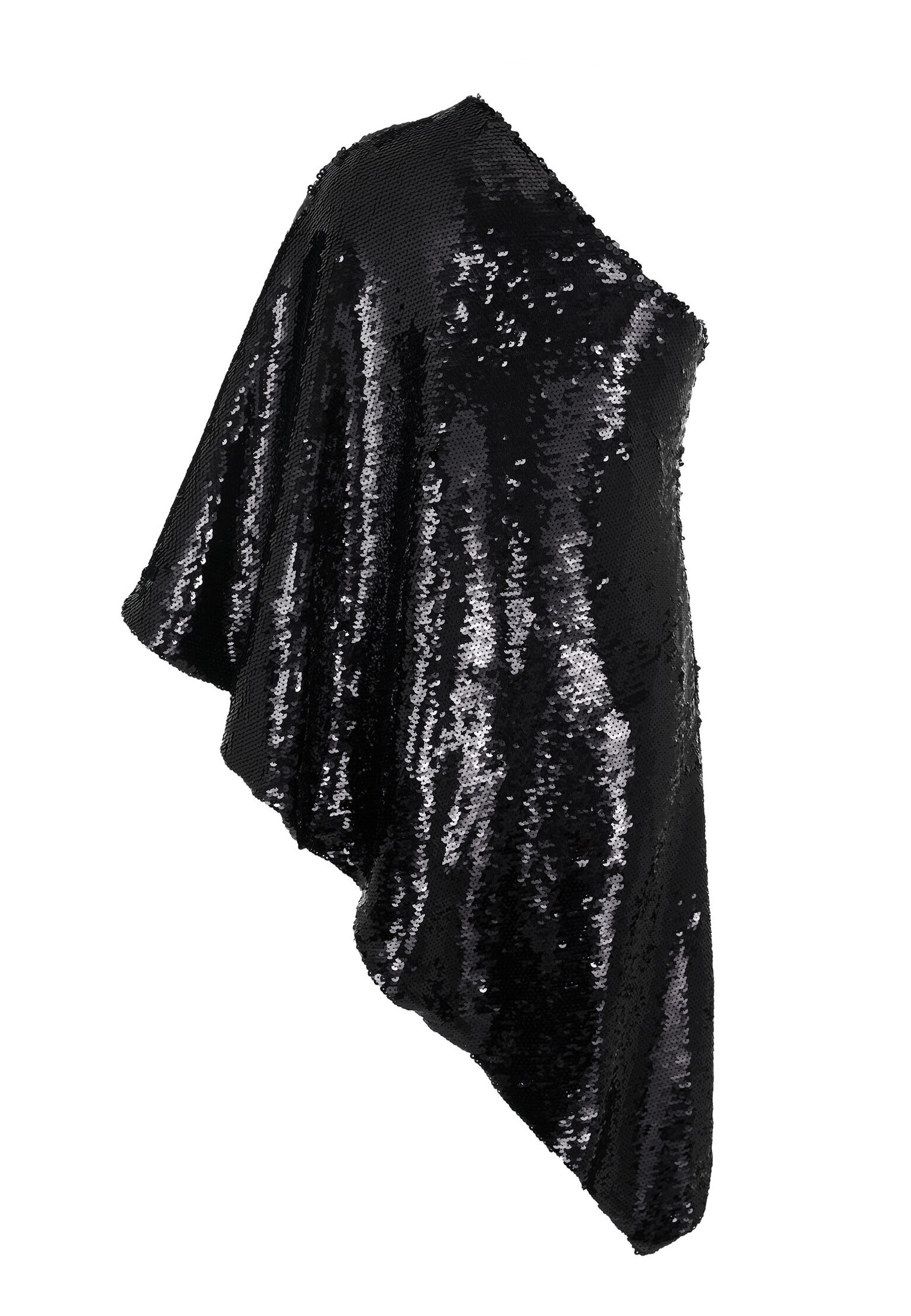 

Блестящий кейп THE REAL BASE, Черный, Черный