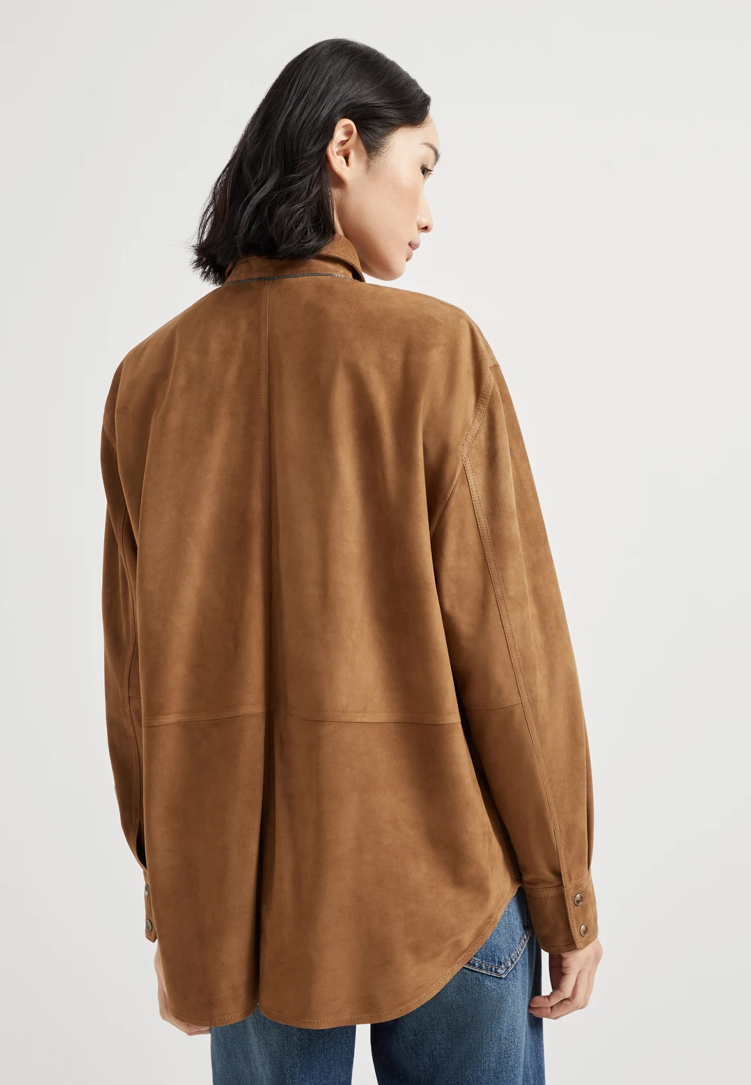 

Рубашка BRUNELLO CUCINELLI, Коричневый, Коричневый