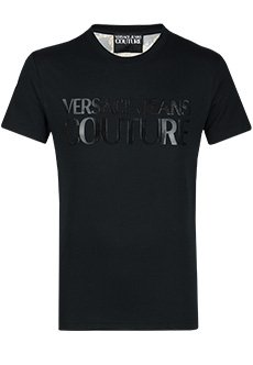 Черная футболка VERSACE JEANS COUTURE