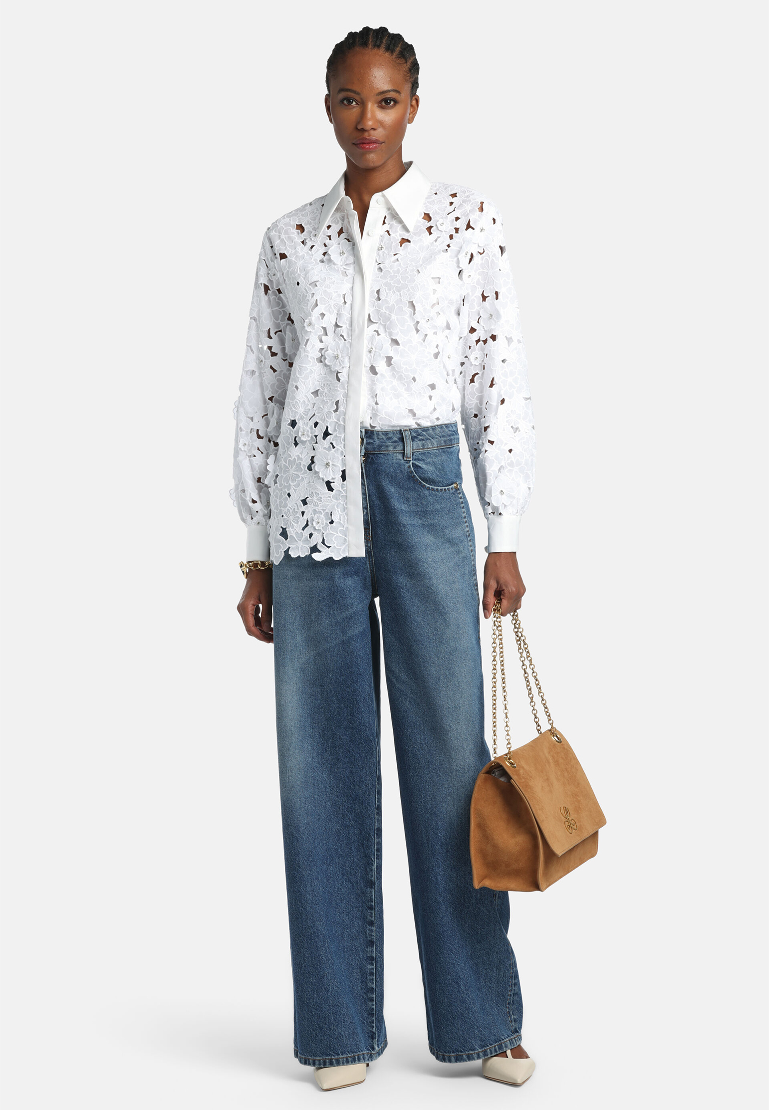 

Рубашка LUISA SPAGNOLI, Белый, Белый