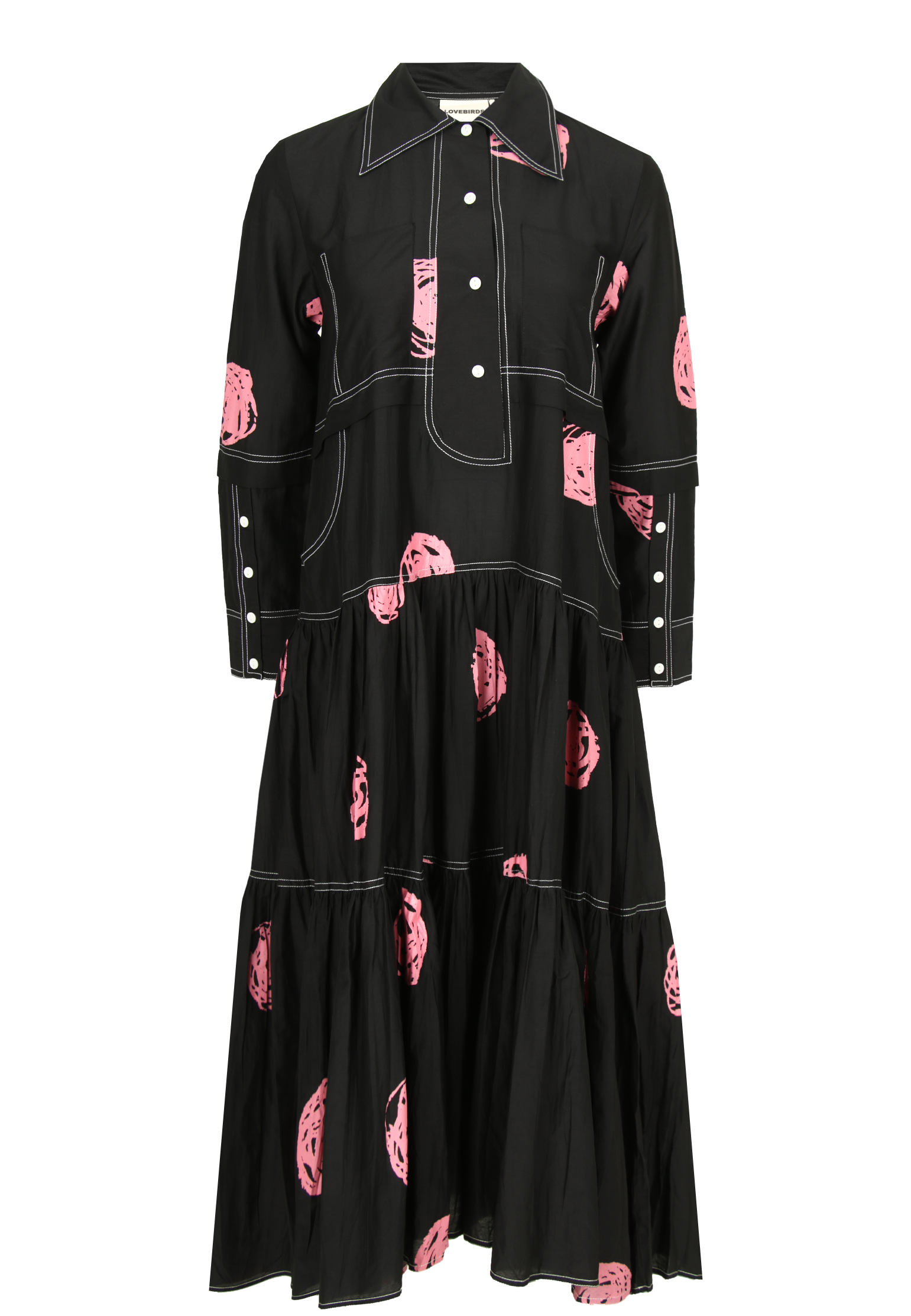 Платье LOVEBIRDS Черный, размер S 158154 - фото 1