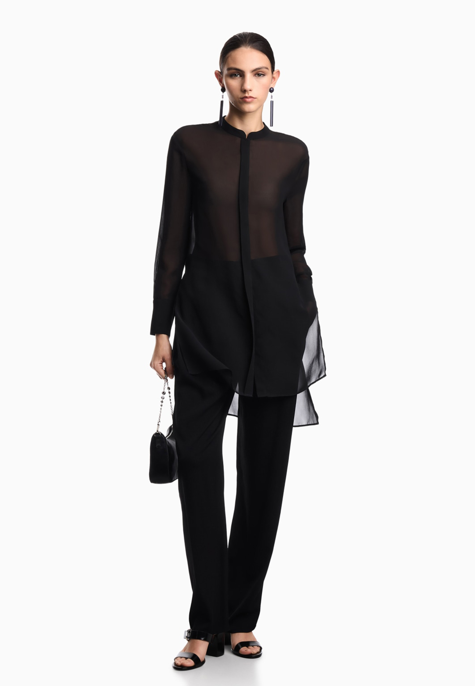 

Рубашка EMPORIO ARMANI, Черный, Черный