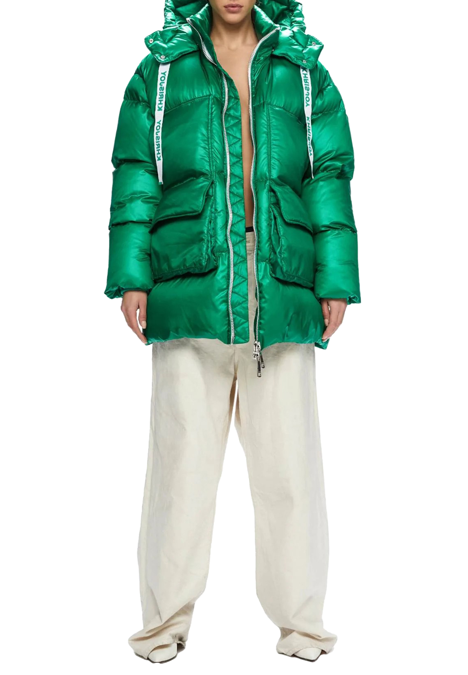 

Пуховик KHRISJOY, Зеленый, Зеленый